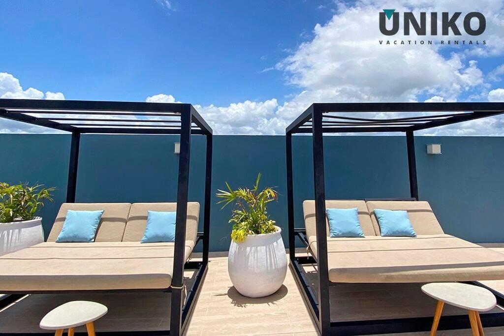 1 Block To The Beach 2Br 6Pax Rooftop Pool King Bed Playa del Carmen Eksteriør bilde