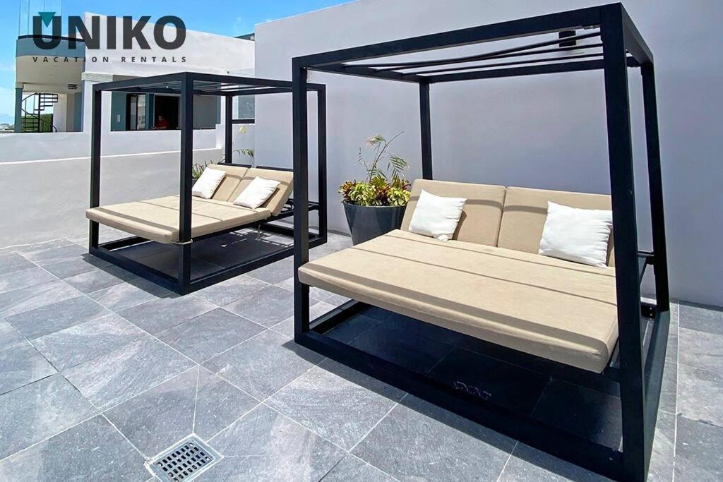 1 Block To The Beach 2Br 6Pax Rooftop Pool King Bed Playa del Carmen Eksteriør bilde